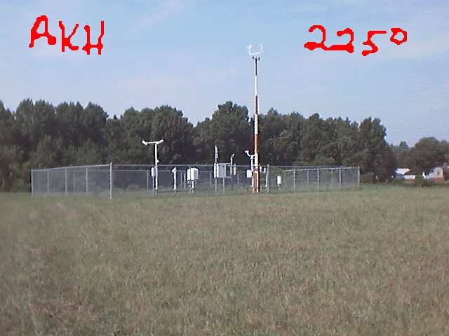 The ASOS station at the Gastonia Municipal Airport.