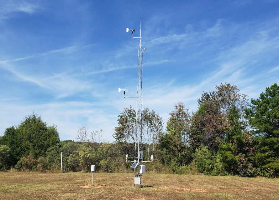 The ECONet station at North Stanly Middle School.
