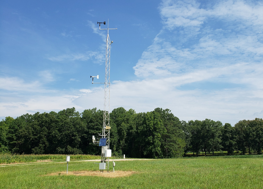 The ECONet station at Oxford Tobacco Research Station.