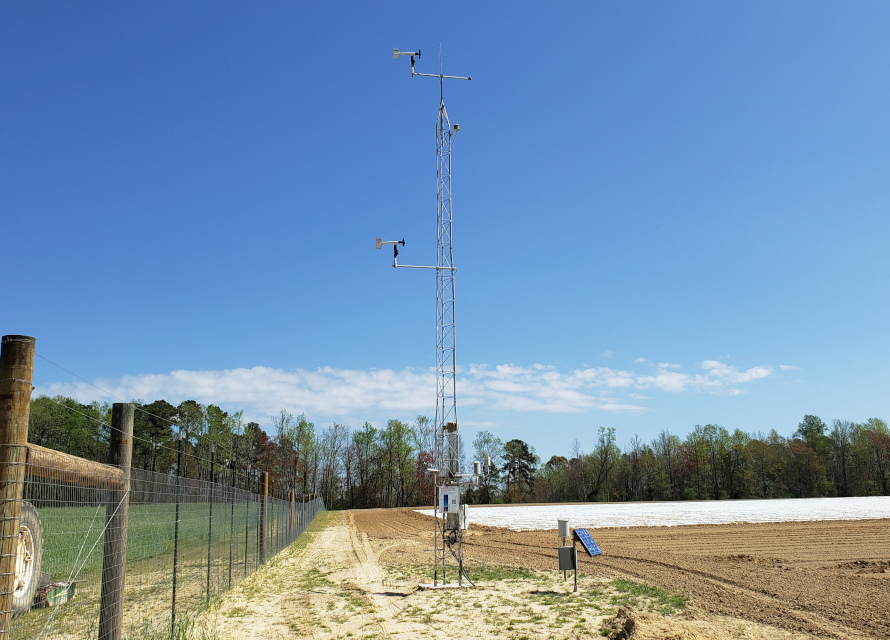 The ECONet station at Border Belt Tobacco Research Station.