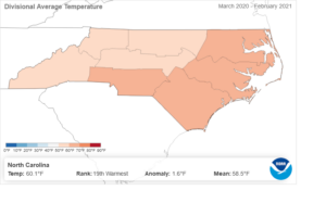 NC Climate Division Map