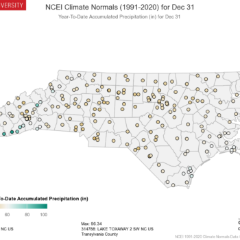 Climate - Products | North Carolina State Climate Office